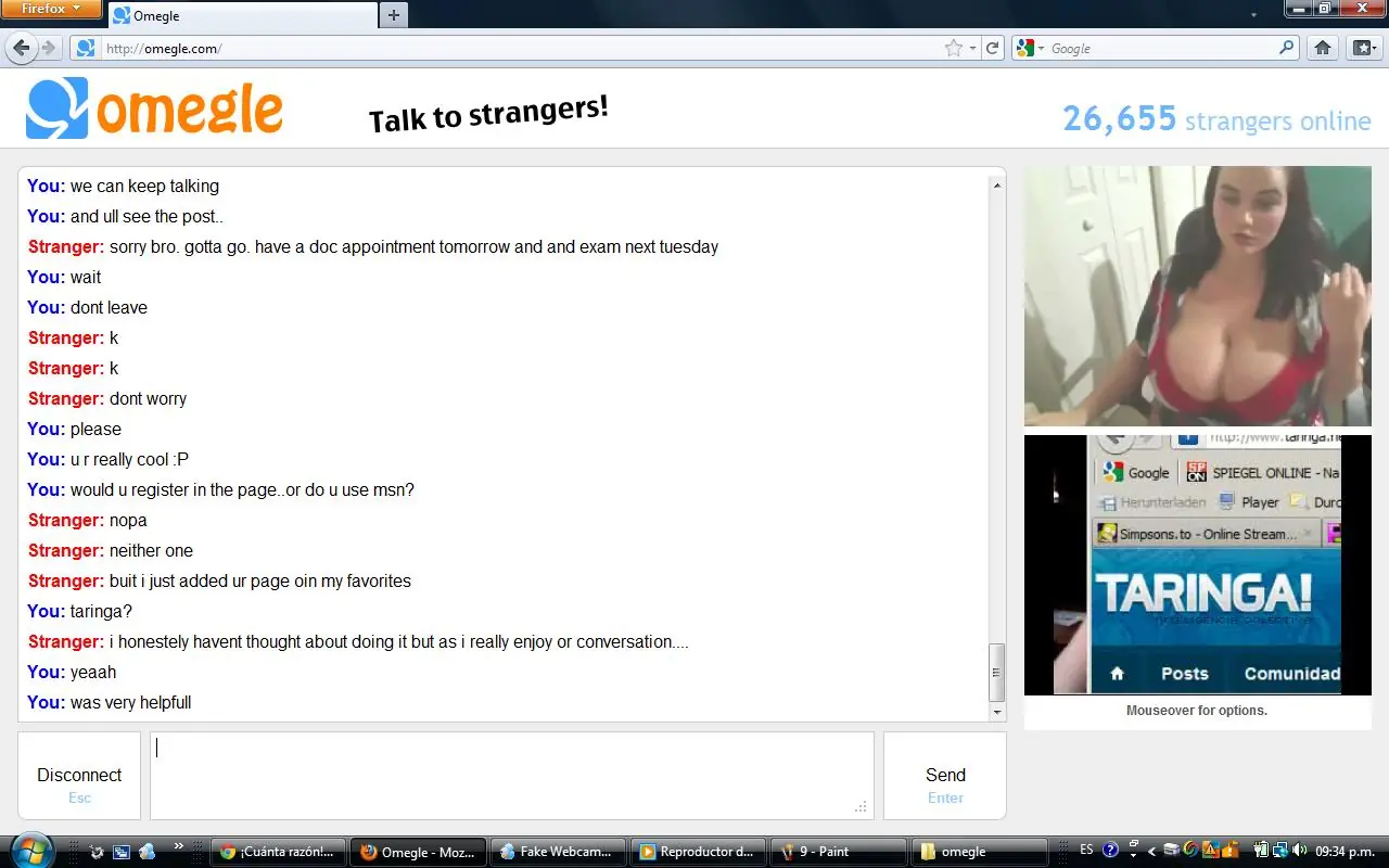 Nuevas jodas en Omegle parte 1
