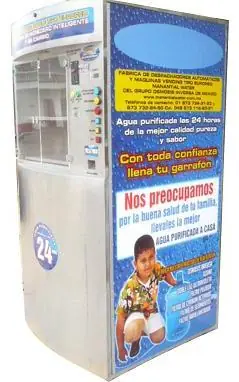 Máquinas Expendedoras de agua Purificada