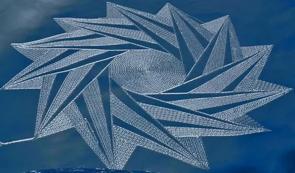 Arte en la nieve