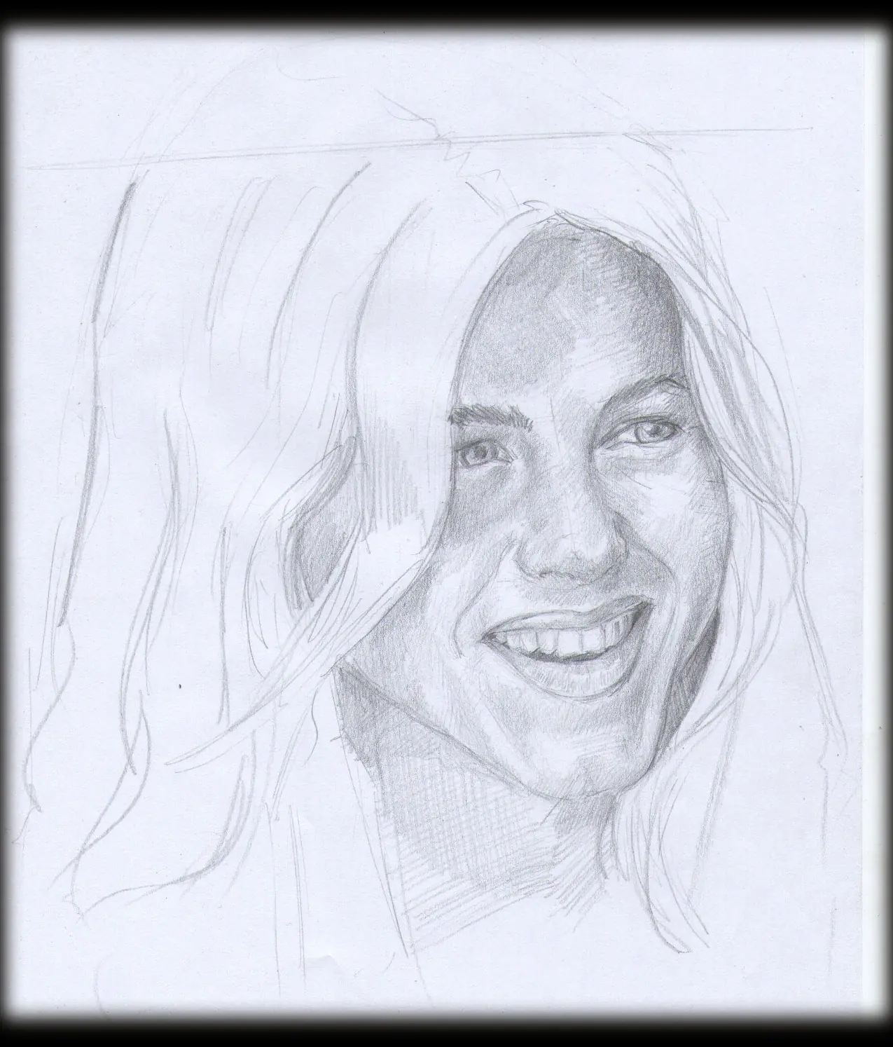Dibujito de la Aniston!