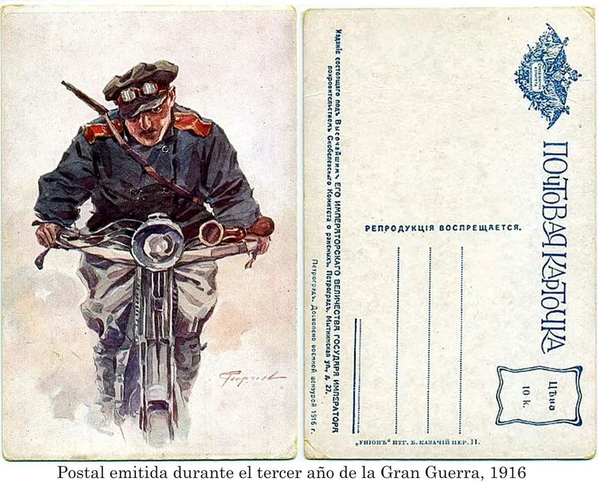 Motos en el Imperio Ruso