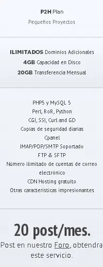 Hostings de Pago con Posts [Aporte]