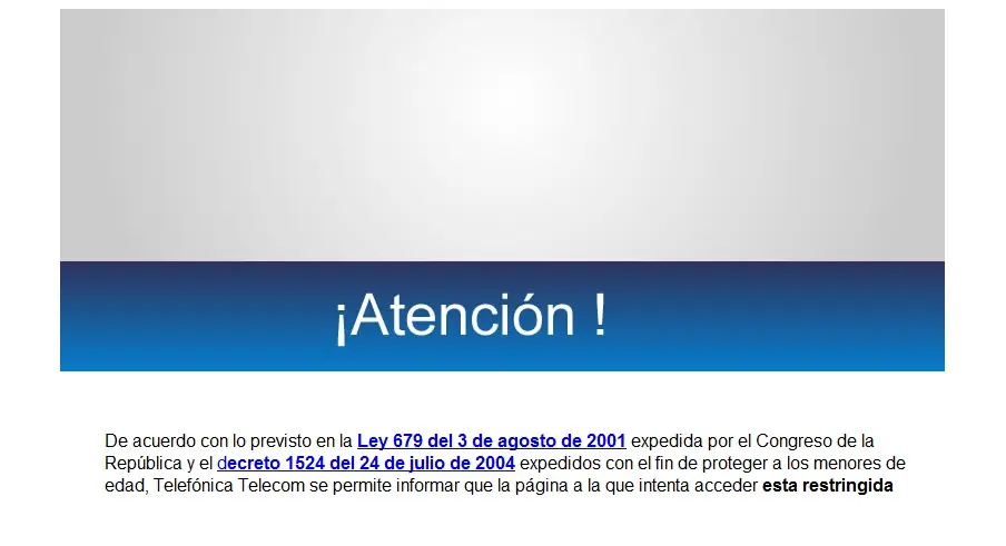 Cómo acceder a páginas restringidas por Movistar