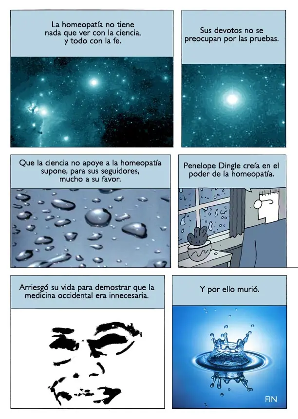 ¿Que es la Homeopatia? Este comic te lo explica.