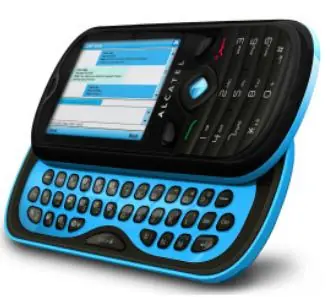 Alcatel lanza en Arg un celular con dos teclados
