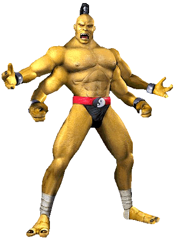 Goro: El bruto de mortal kombat en papel