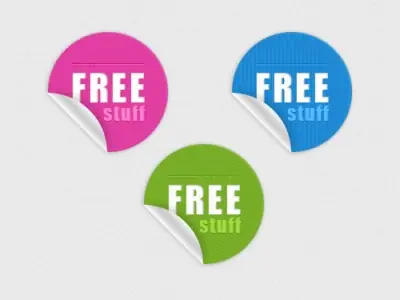 Queres Stickers en PSD?, toma aquí hay muchos!