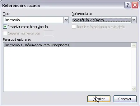 Numerar figuras, tablas, ecuaciones y más Word.