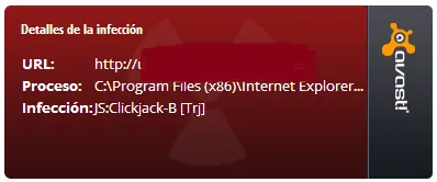 Cómo eliminar JS:Clickjack-A/B de Joomla!