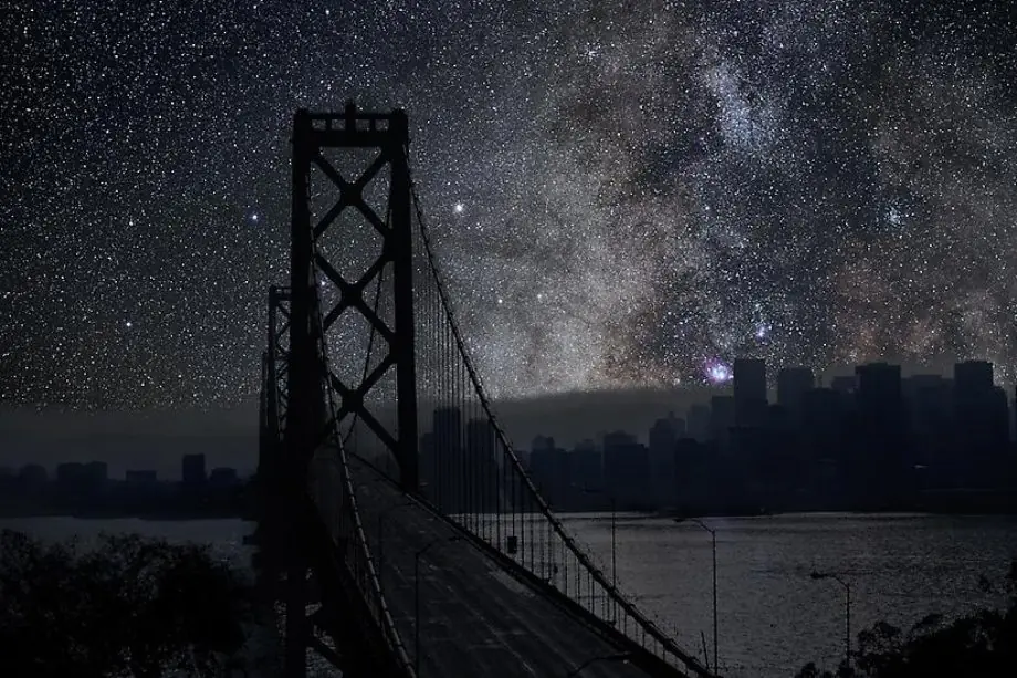 el cielo nocturno