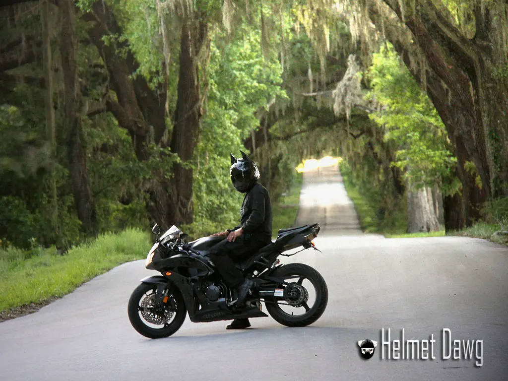 Casco de moto Batman
