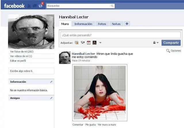 Perfiles del Facebook de los famosos y/o otros personajes!!