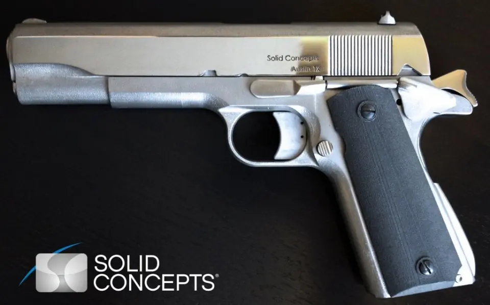 La primera pistola 3D