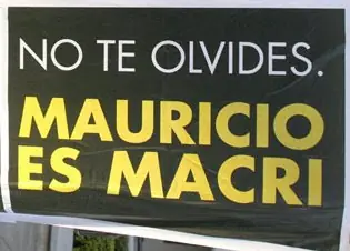 Mauricio, que es Macri