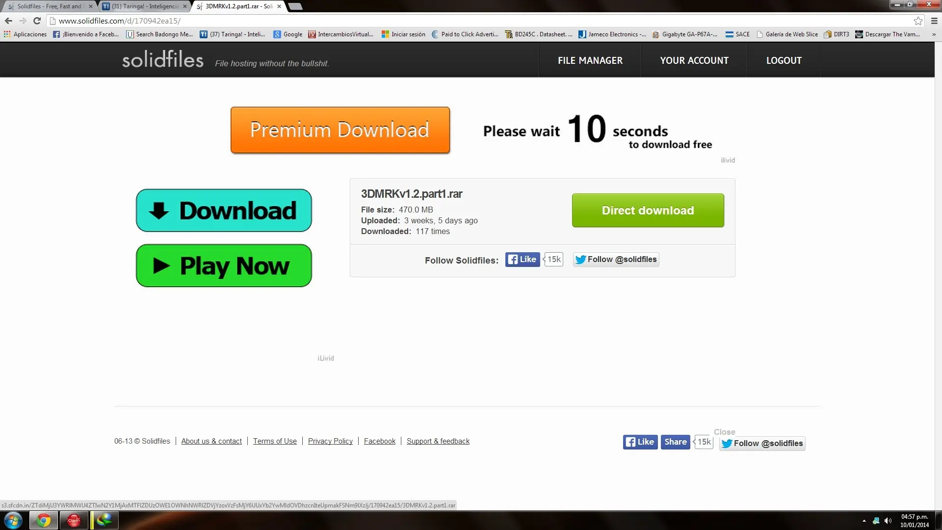 descarga directa