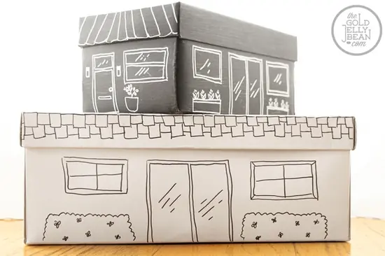 18 ideas para hacer con cajas de zapatos.
