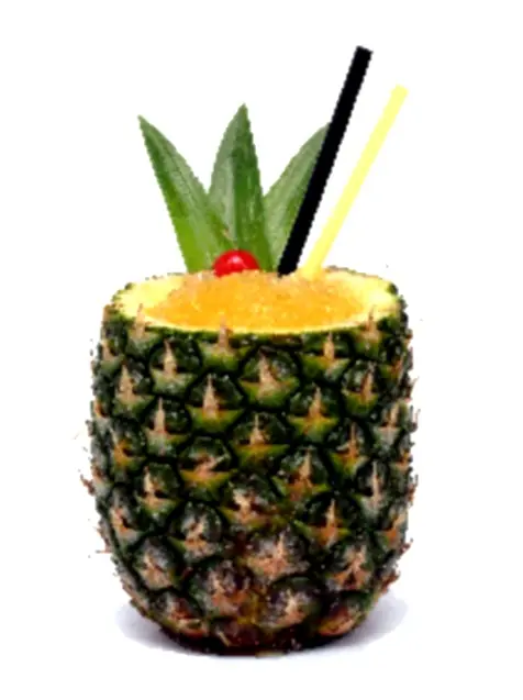 Deliciosa piña colada hecha en casa