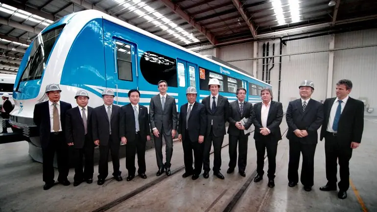 Empresa ferroviaria china instalará dos plantas en Argentin