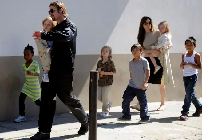 Brad Pitt y Angelina Jolie quieren adoptar su 7mo hijo
