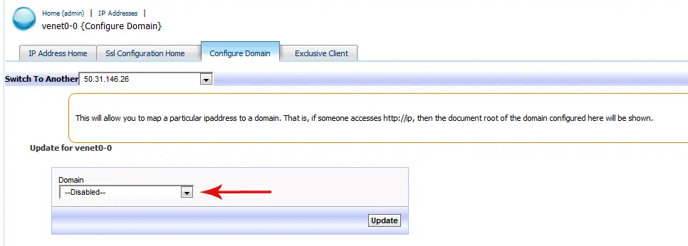 Configuración inicial kloxo