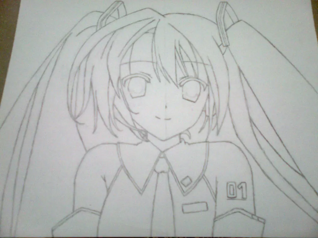 Dibujo - Vocaloid - Hatsune Miku