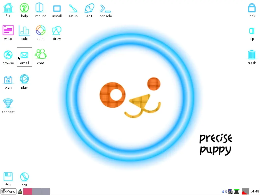 Puppy Linux – pequeña y rápida