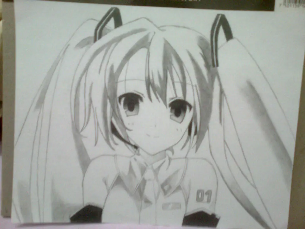 Dibujo - Vocaloid - Hatsune Miku