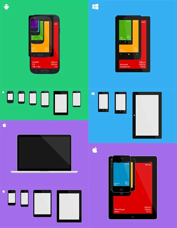 Dispositivos Móviles en Photoshop