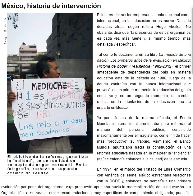 reforma educativa