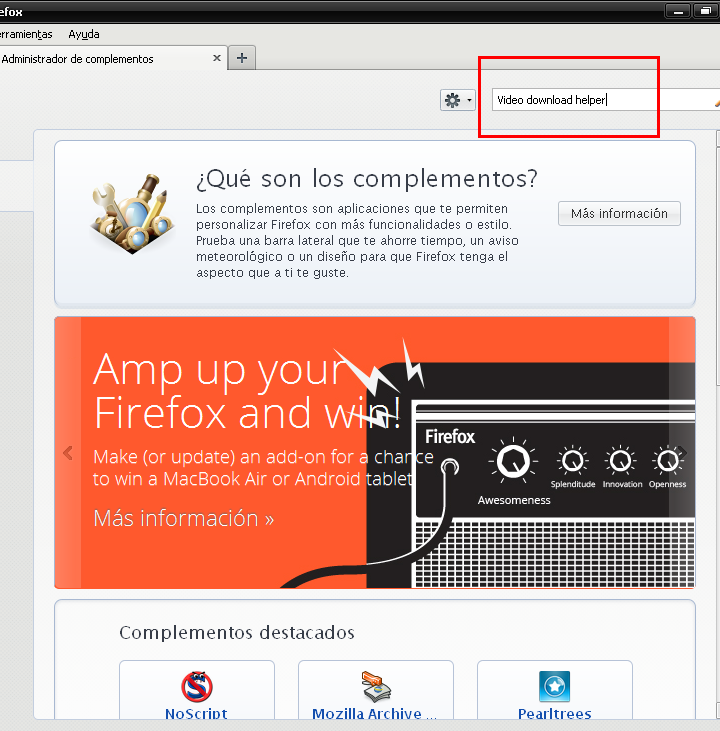 Descargar videos de youtube desde Firefox!