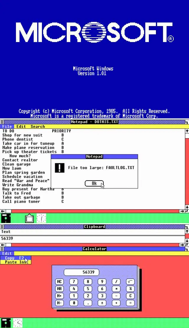 Historia Windows
