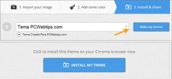 Crea tus propios temas para Chrome Google