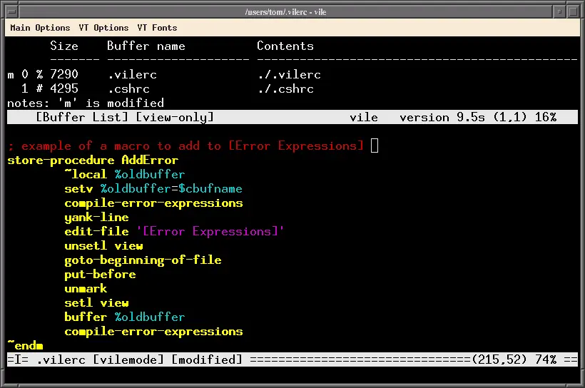 Vi o Emacs, mejor los dos
