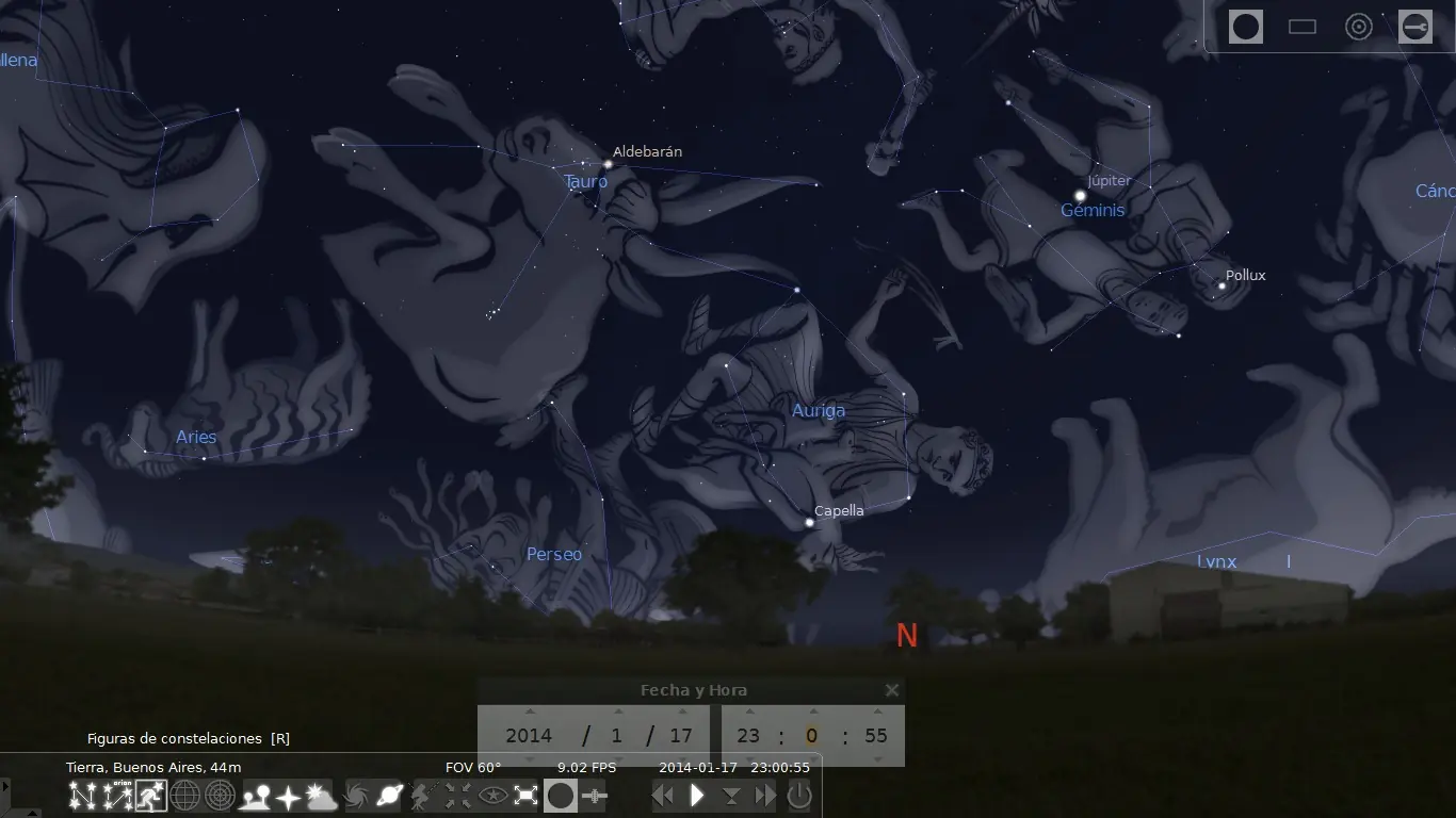 Los planetas desde Buenos Aires