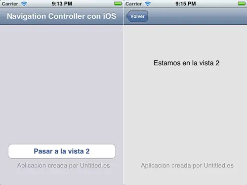Navigation Controller con Xcode 4.2 - iOS