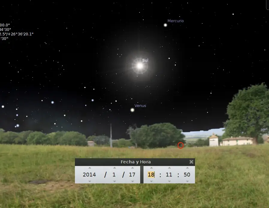 Los planetas desde Buenos Aires