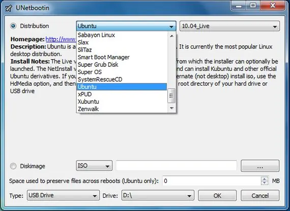 Cómo crear Live CD de una distro Linux con Unetbootin