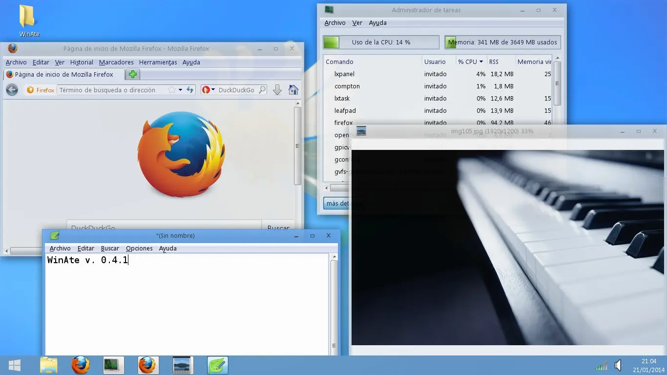Convertir Linux en Windows 7/8 (ultra ligero - LXDE - auto)