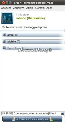 resolver problema amsn en ubuntu 11.10(integrar en la barra