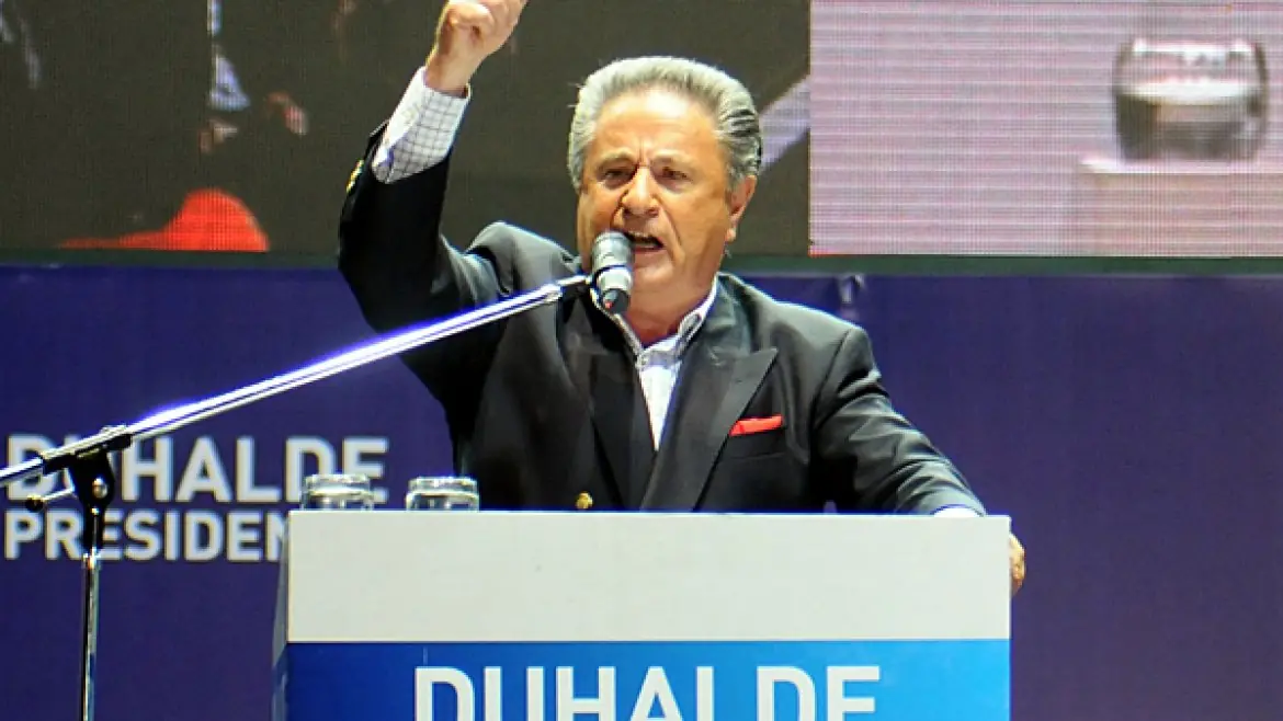Duhalde critica a Bonafini: "no tiene nada de santa&quo