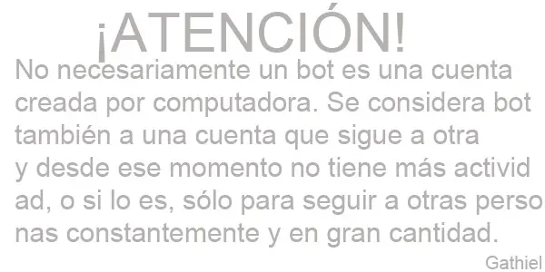 seguidores bots