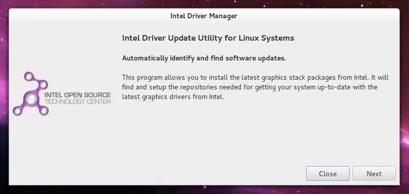 Instaldor de Actualizador Automático de Drivers Intel