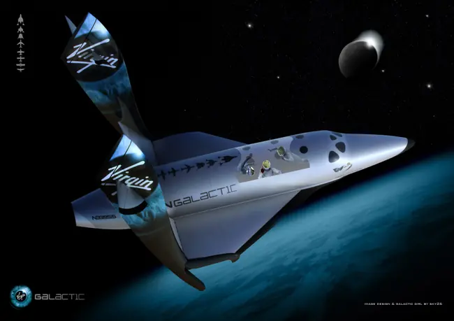 Turismo en el espacio a bordo del Virgin Galactic’s