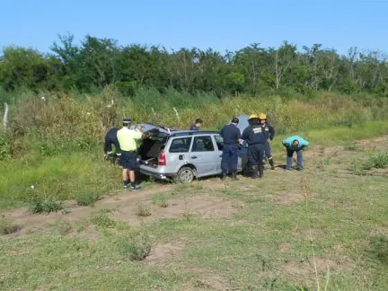 Su perro se asustó por un vecinazo y la hizo volcar