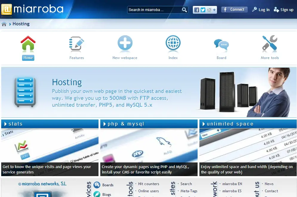 pagina web