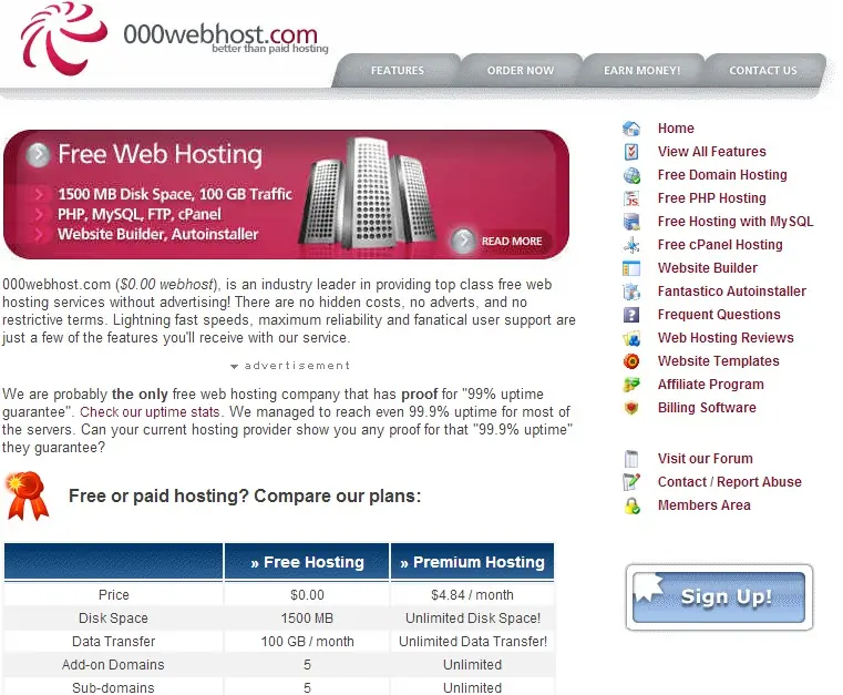 hosting gratuito