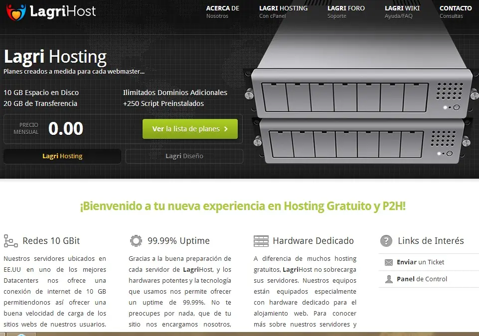 hosting gratuito