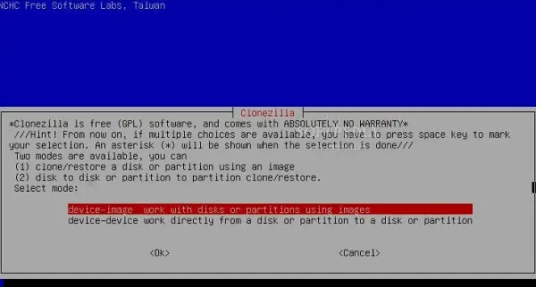 Clonezilla Live 2.1.2-43 admite clonación de tarjetas SD