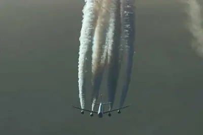 USA en panico por aviones chemtails