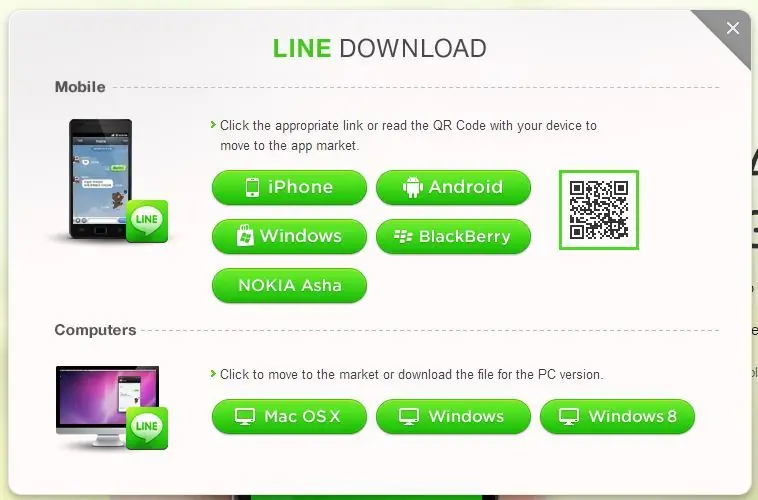 Line en tu pc y mac sin smartphone